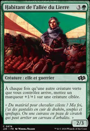 Habitant de l'allée du Lierre