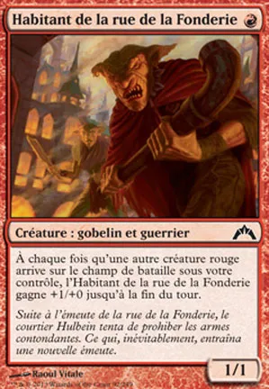 Habitant de la rue de la Fonderie