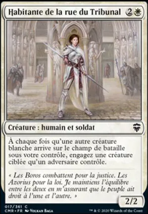 Habitante de la rue du Tribunal