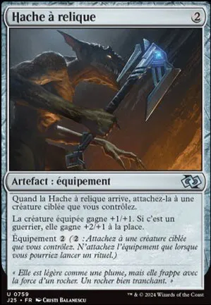 Hache à relique