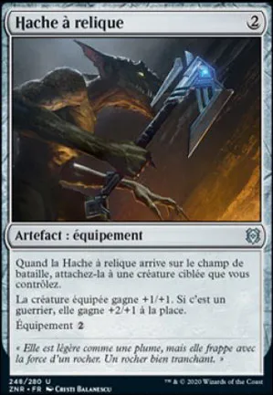 Hache à relique