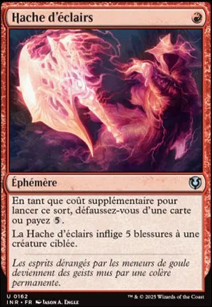 Hache d'éclairs