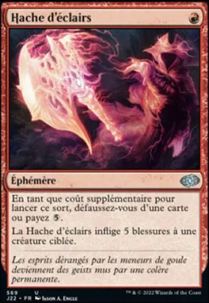 Hache d'éclairs
