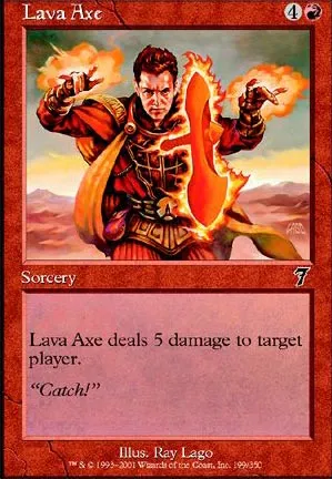 Hache de lave