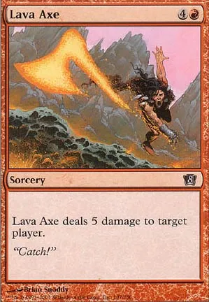 Hache de lave
