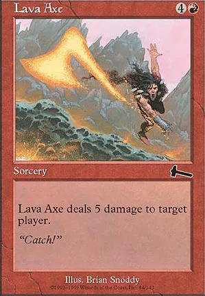Hache de lave