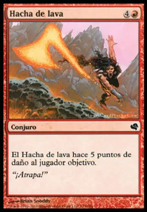 Hache de lave
