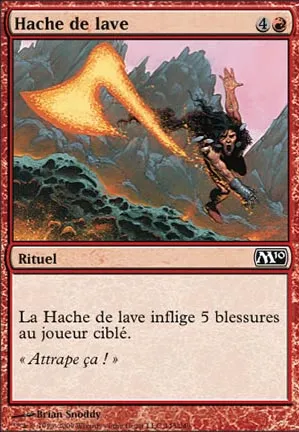 Hache de lave