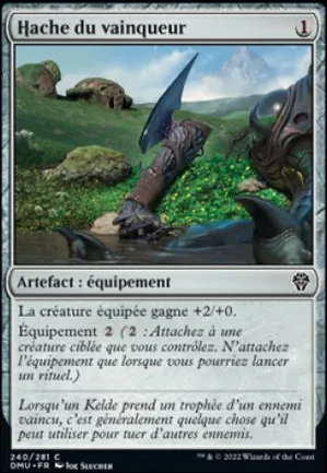 Hache du vainqueur
