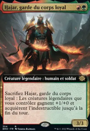 Hajar, garde du corps loyal