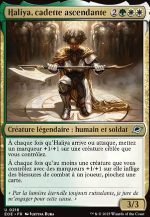 Haliya, cadette ascendante