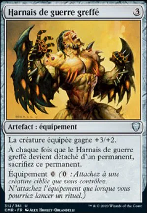 Harnais de guerre greffé