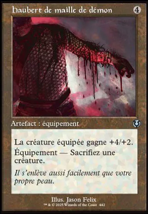 Haubert de maille de démon