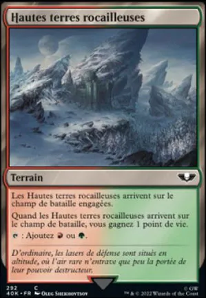 Hautes terres rocailleuses