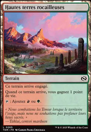 Hautes terres rocailleuses