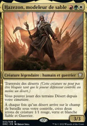 Hazezon, modeleur de sable