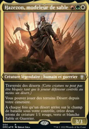 Hazezon, modeleur de sable