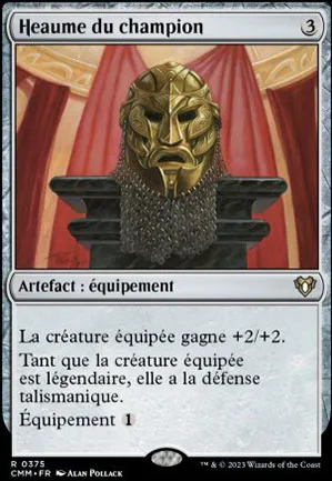 Heaume du champion