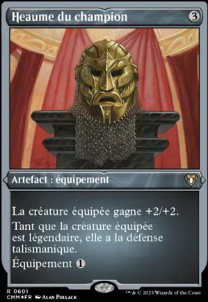 Heaume du champion