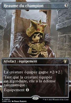 Heaume du champion