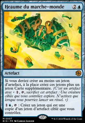 Heaume du marche-monde