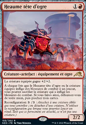 Heaume tête d'ogre