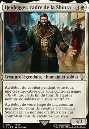 Heidegger, cadre de la Shinra