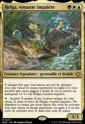 Helga, voyante inquiète