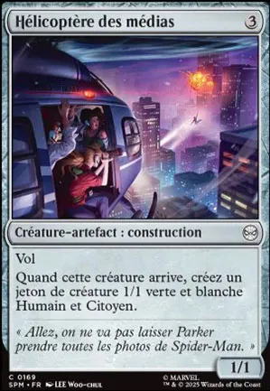 Hélicoptère des médias