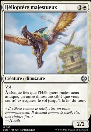 Hélioptère majestueux