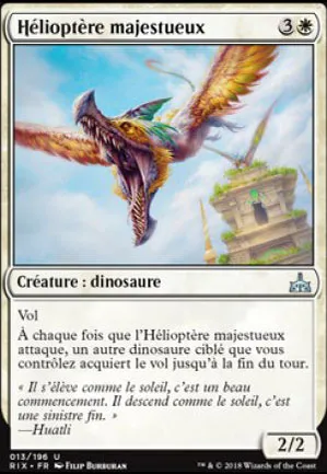 Hélioptère majestueux