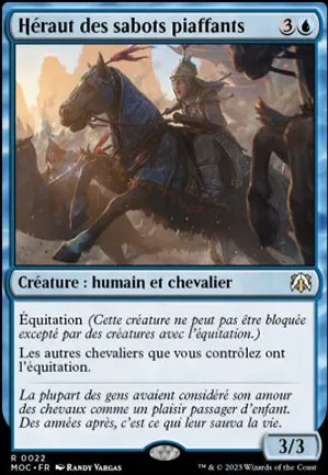 Héraut des sabots piaffants