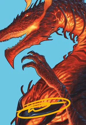Herigast, escouflannul en éruption - Illustration