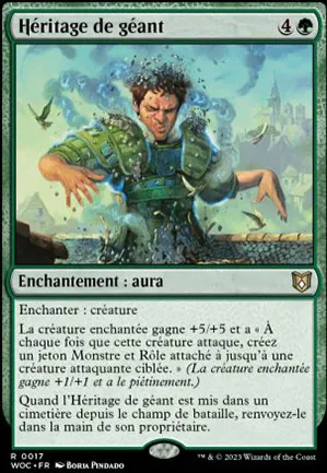 Héritage de géant