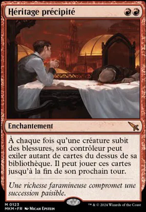 Héritage précipité