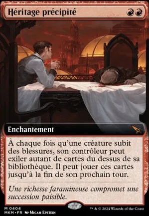 Héritage précipité