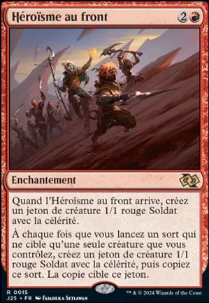 Héroïsme au front