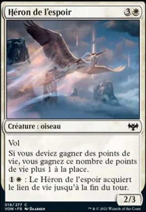 Héron de l'espoir
