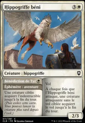 Hippogriffe béni // Bénédiction de Tyr