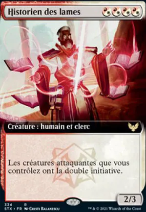 Historien des lames