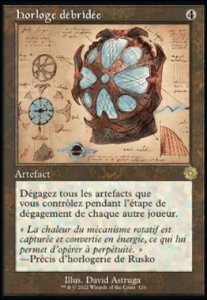 Horloge débridée