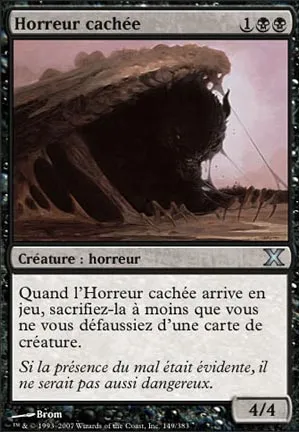 Horreur cachée