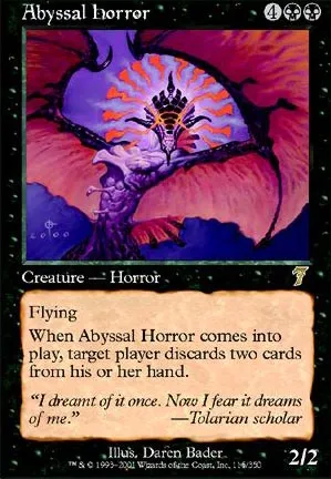 Horreur des abysses