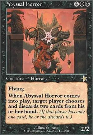 Horreur des abysses
