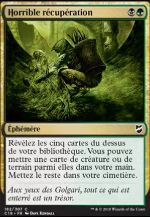 Horrible récupération