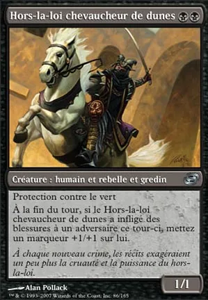 Hors-la-loi chevaucheur de dunes
