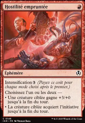 Hostilité empruntée
