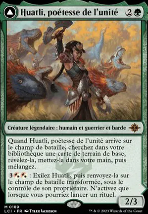Huatli, poétesse de l'unité // Rugissement du Cinquième peuple