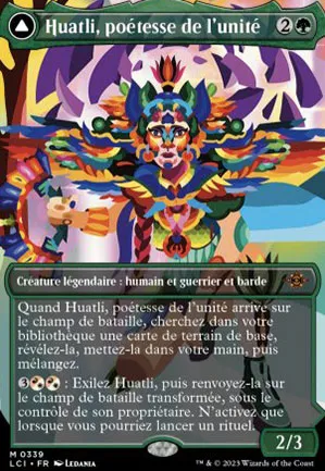 Huatli, poétesse de l'unité // Rugissement du Cinquième peuple