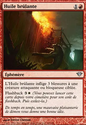 Huile brûlante